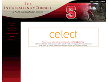 Tablet Screenshot of ncsuifc.celect.org