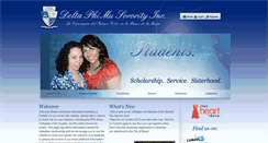Desktop Screenshot of deltaphimu-students.celect.org