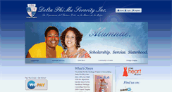 Desktop Screenshot of deltaphimu-alumnae.celect.org