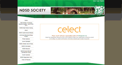 Desktop Screenshot of ndsdsociety.celect.org